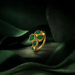 Load image into Gallery viewer, Emerald Bloom Ring