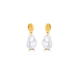 Load image into Gallery viewer, Baroque Pearl Drop Earrings