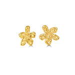 Load image into Gallery viewer, Textured Floral Stud Earrings