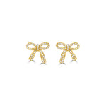 Load image into Gallery viewer, Crystal Bow Stud Earrings