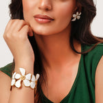 Load image into Gallery viewer, Floral Cuff Bracelet