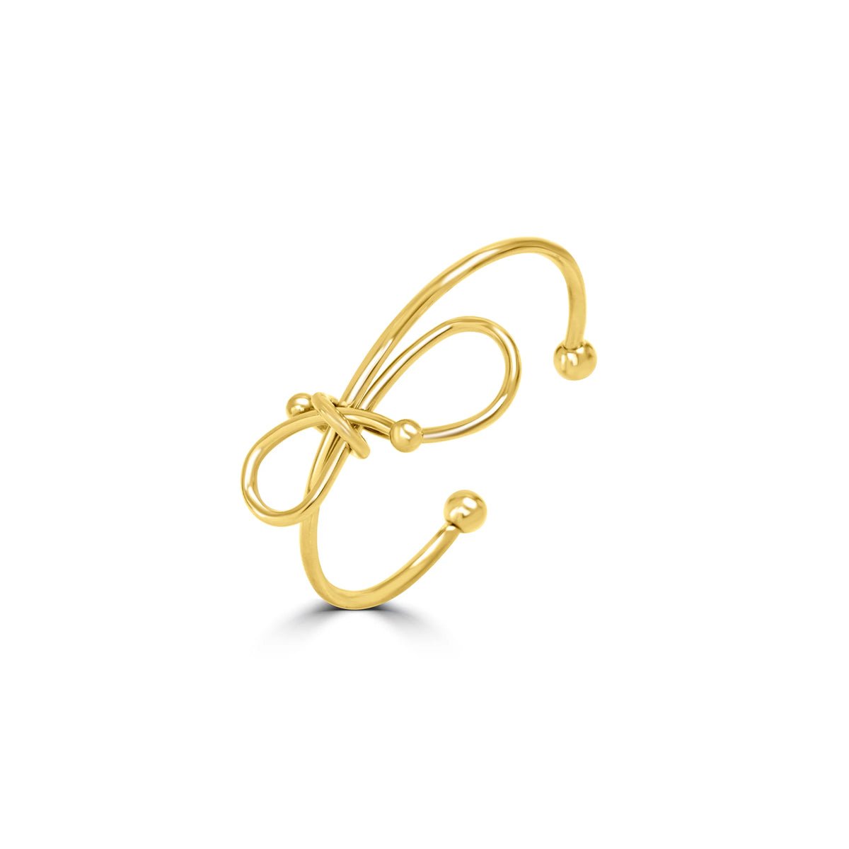 Bow knot cuff bracelet