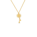 Load image into Gallery viewer, sunburst bolo slider necklace