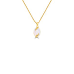 Load image into Gallery viewer, Gold Leaf Pendant