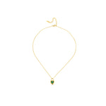 Load image into Gallery viewer, Emerald Heart Padlock Pendant