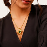 Load image into Gallery viewer, sculpted rose pendant