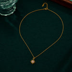 Load image into Gallery viewer, Pink spike pendant necklace