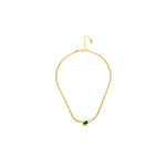 Load image into Gallery viewer, Serpent emerald necklace