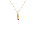 Load image into Gallery viewer, Crystal hand pendant (red)