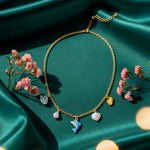 Load image into Gallery viewer, Dolphin ocean pendant