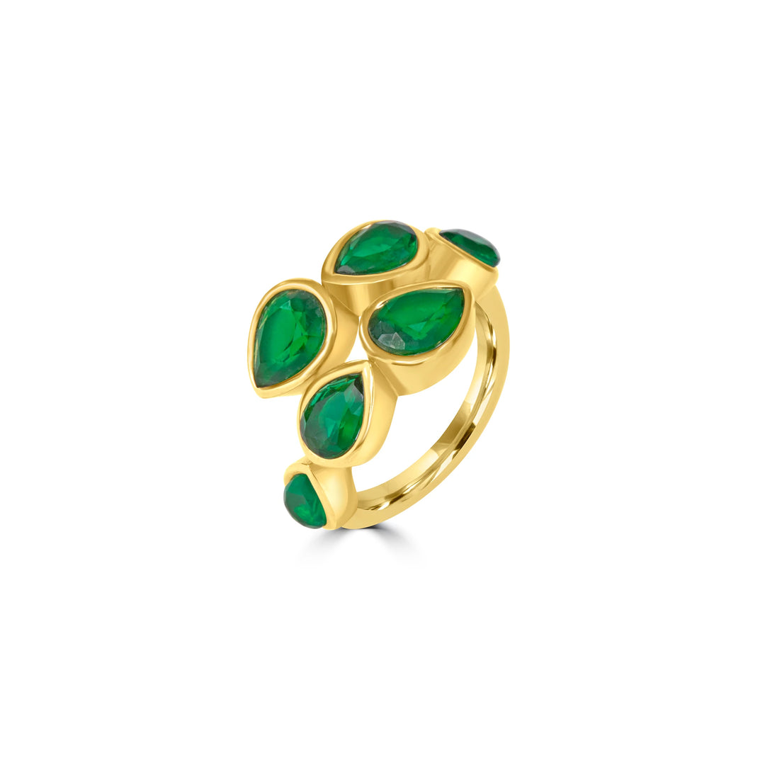 Emerald Bloom Ring