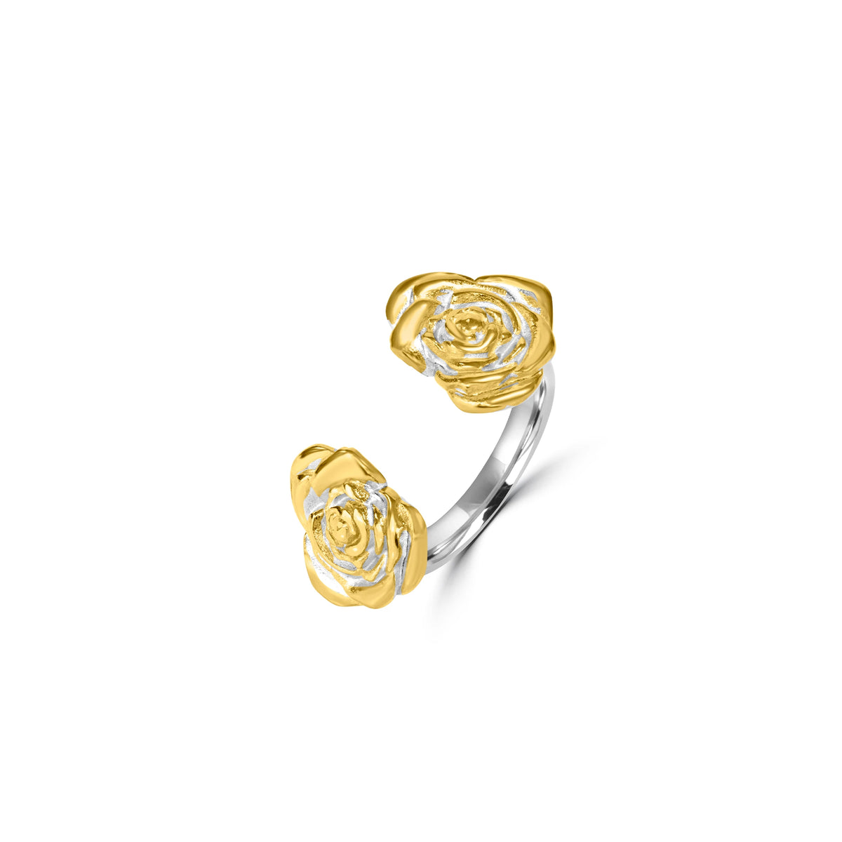 Blooming rose ring
