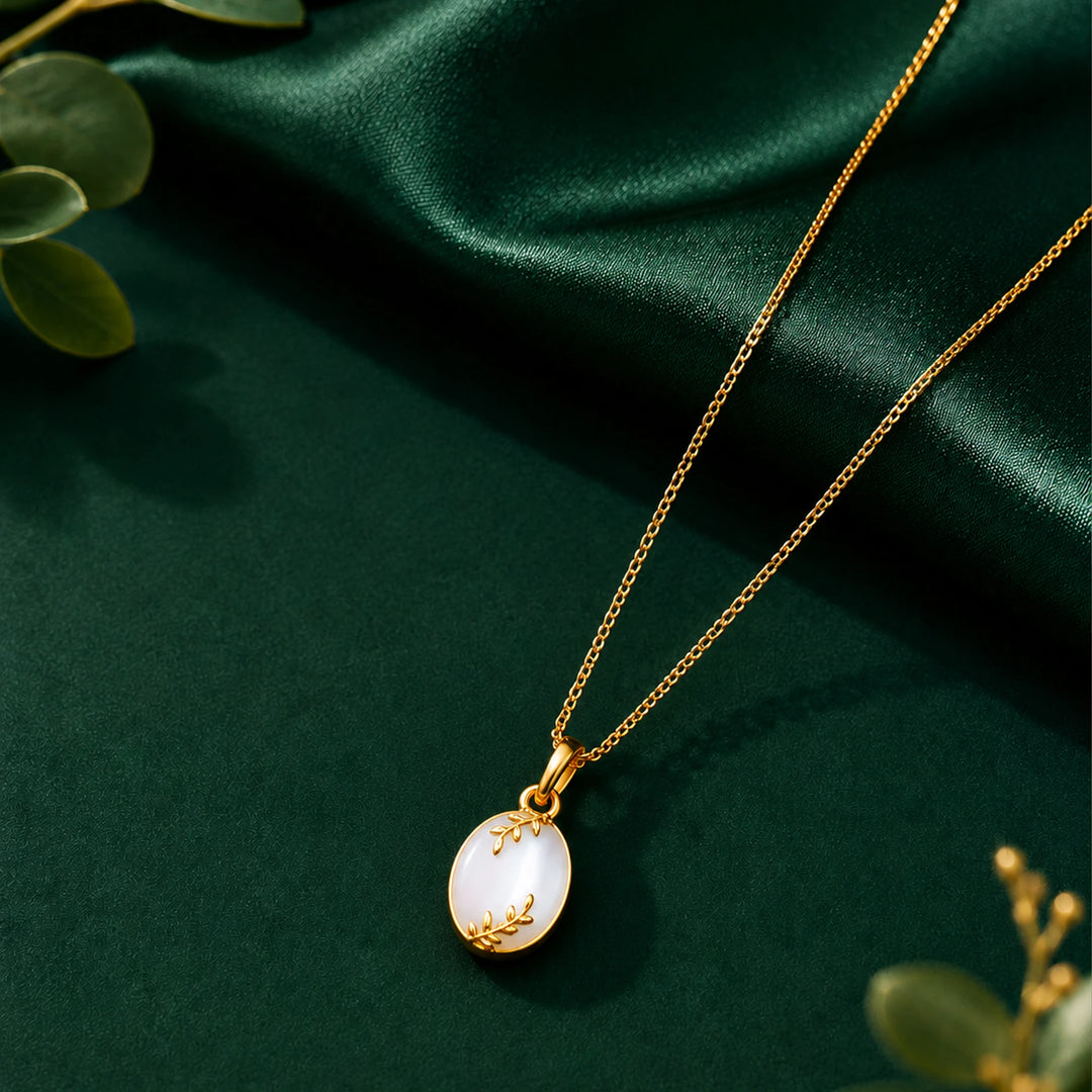 Gold Leaf Pendant