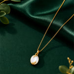 Load image into Gallery viewer, Gold Leaf Pendant
