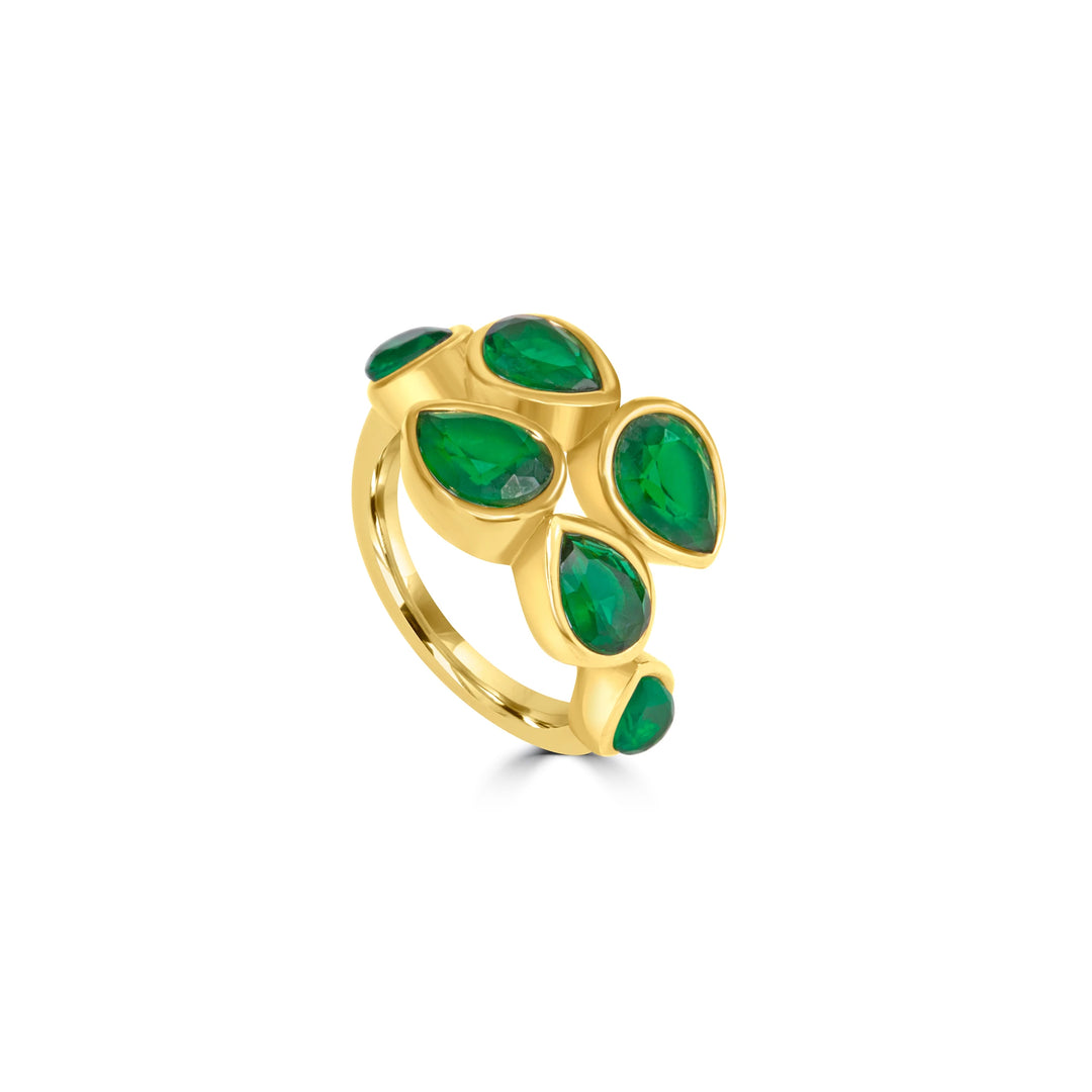 Emerald Bloom Ring