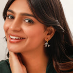 Load image into Gallery viewer, Dual Tone Cherry Earrings
