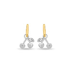 Load image into Gallery viewer, Dual Tone Cherry Earrings
