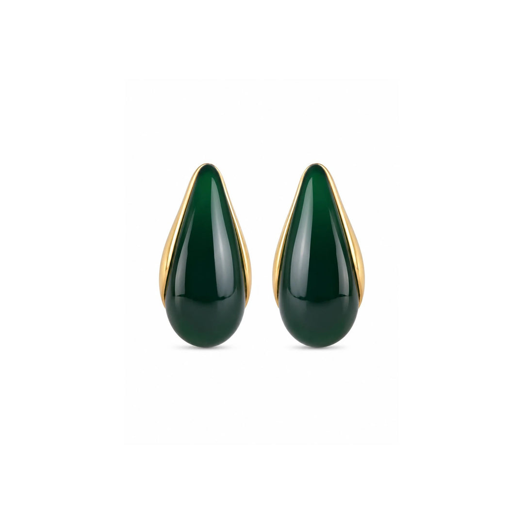 Green Resin Hoops