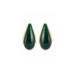 Load image into Gallery viewer, Green Resin Hoops
