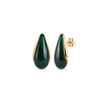 Load image into Gallery viewer, Green Resin Hoops
