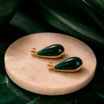 Load image into Gallery viewer, Green Resin Hoops
