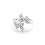 Load image into Gallery viewer, Ivory Bow Duo Ring
