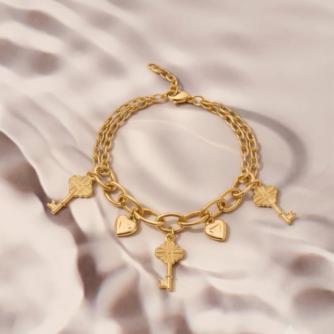 Key to My Heart Bracelet