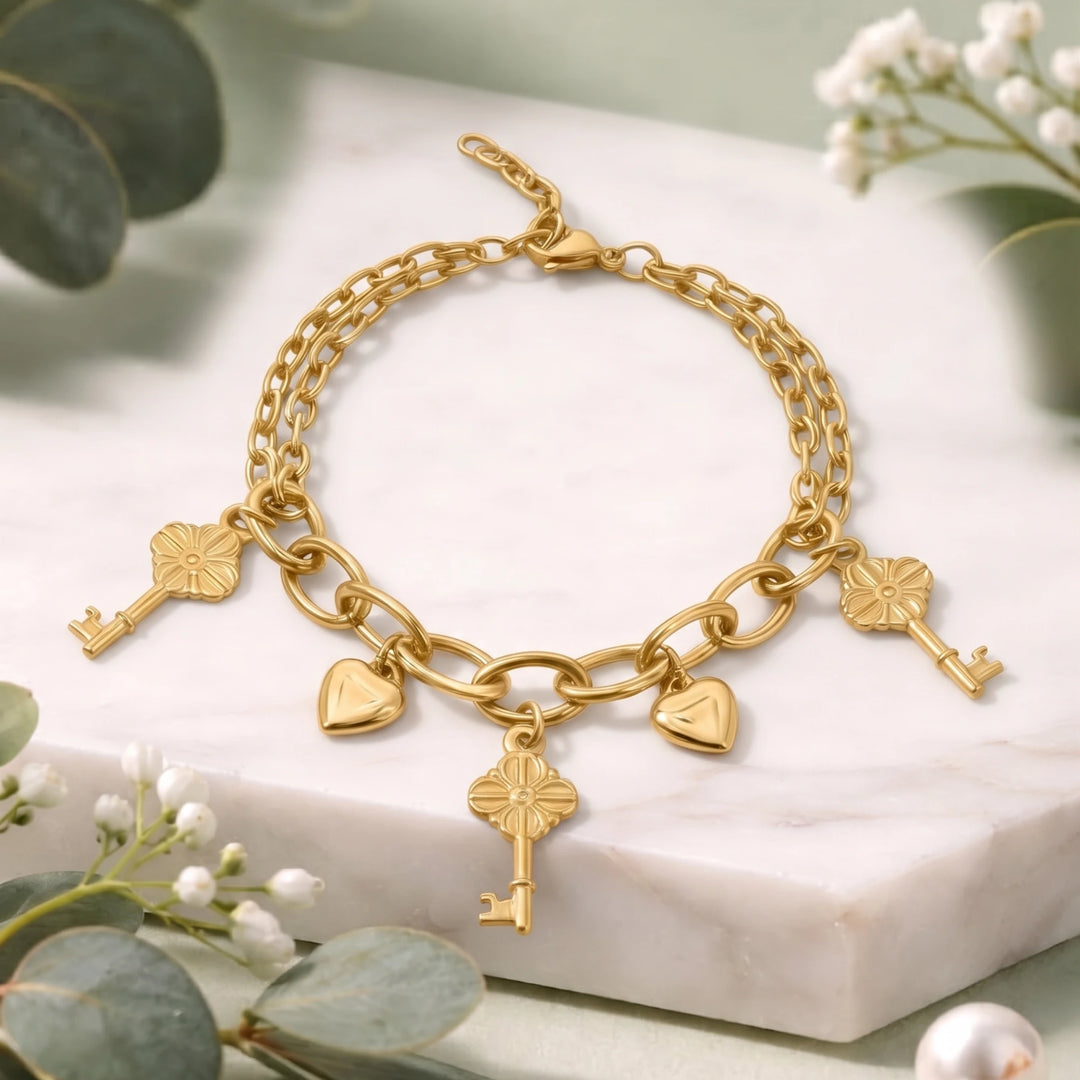 Key to My Heart Bracelet