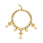 Load image into Gallery viewer, Key to My Heart Bracelet
