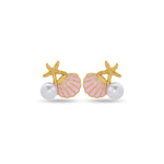 Load image into Gallery viewer, Starfish Sea Shell Earrings
