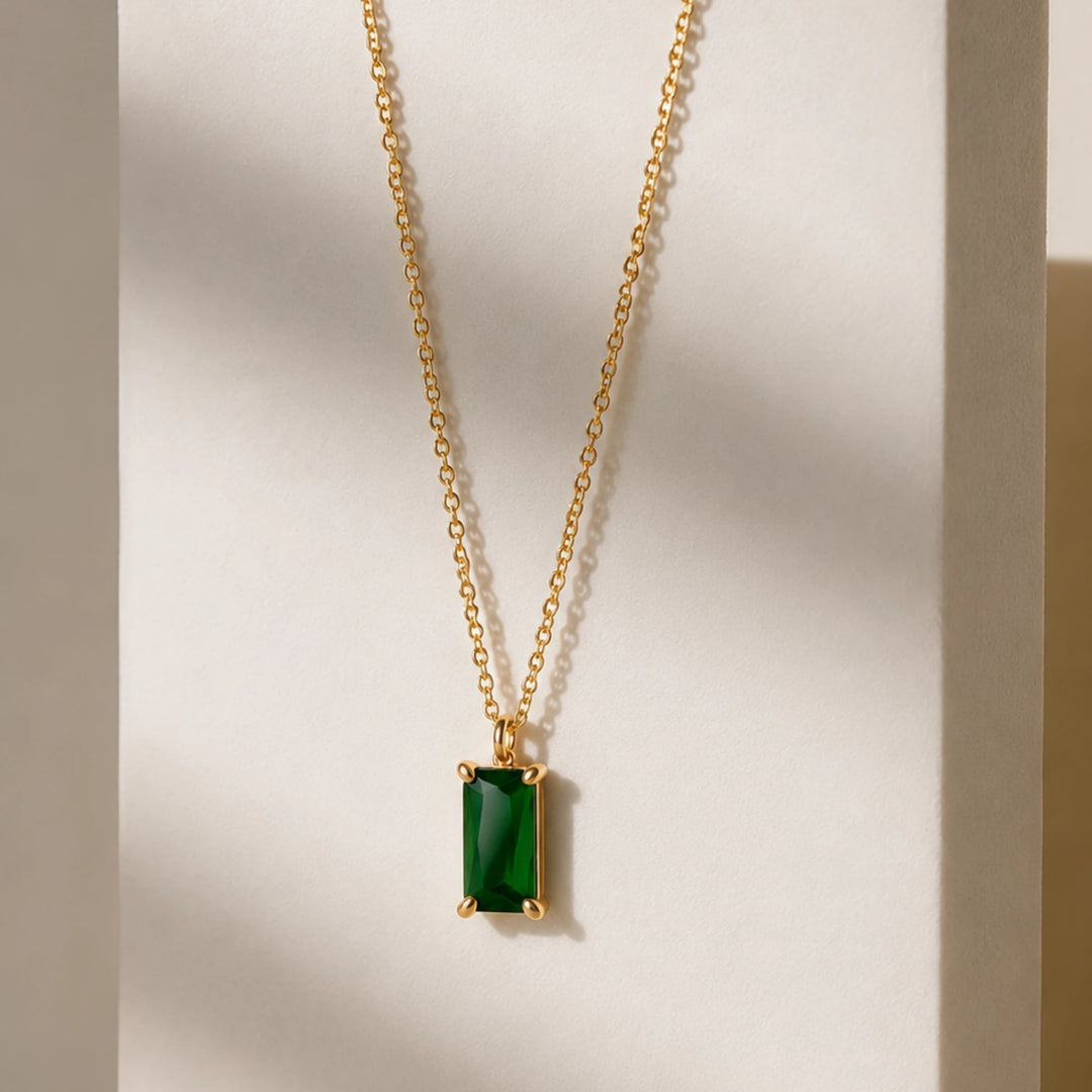 Green Gemstone Necklace