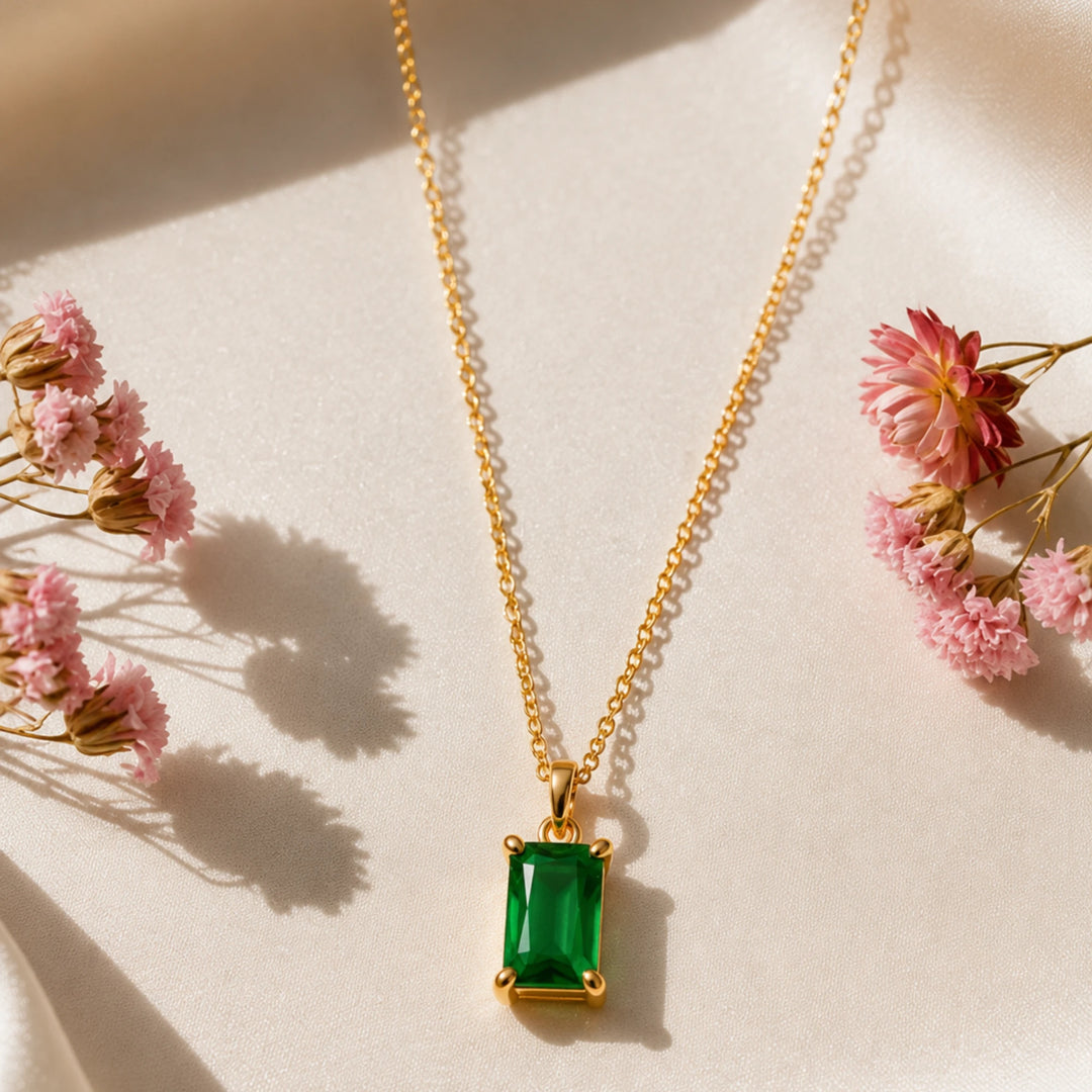 Green Gemstone Necklace