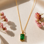 Load image into Gallery viewer, Green Gemstone Necklace
