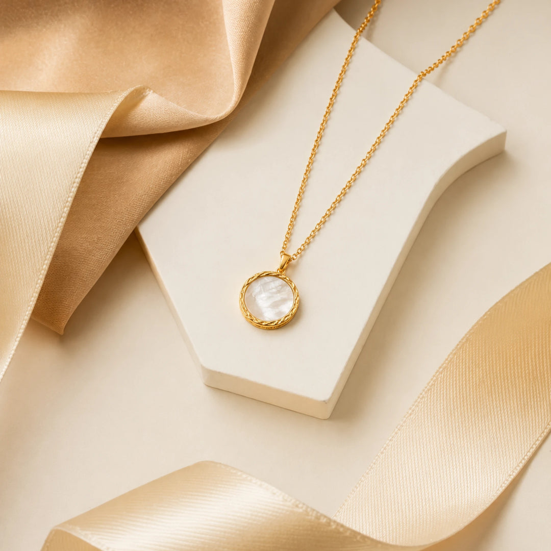 White crystal pendant