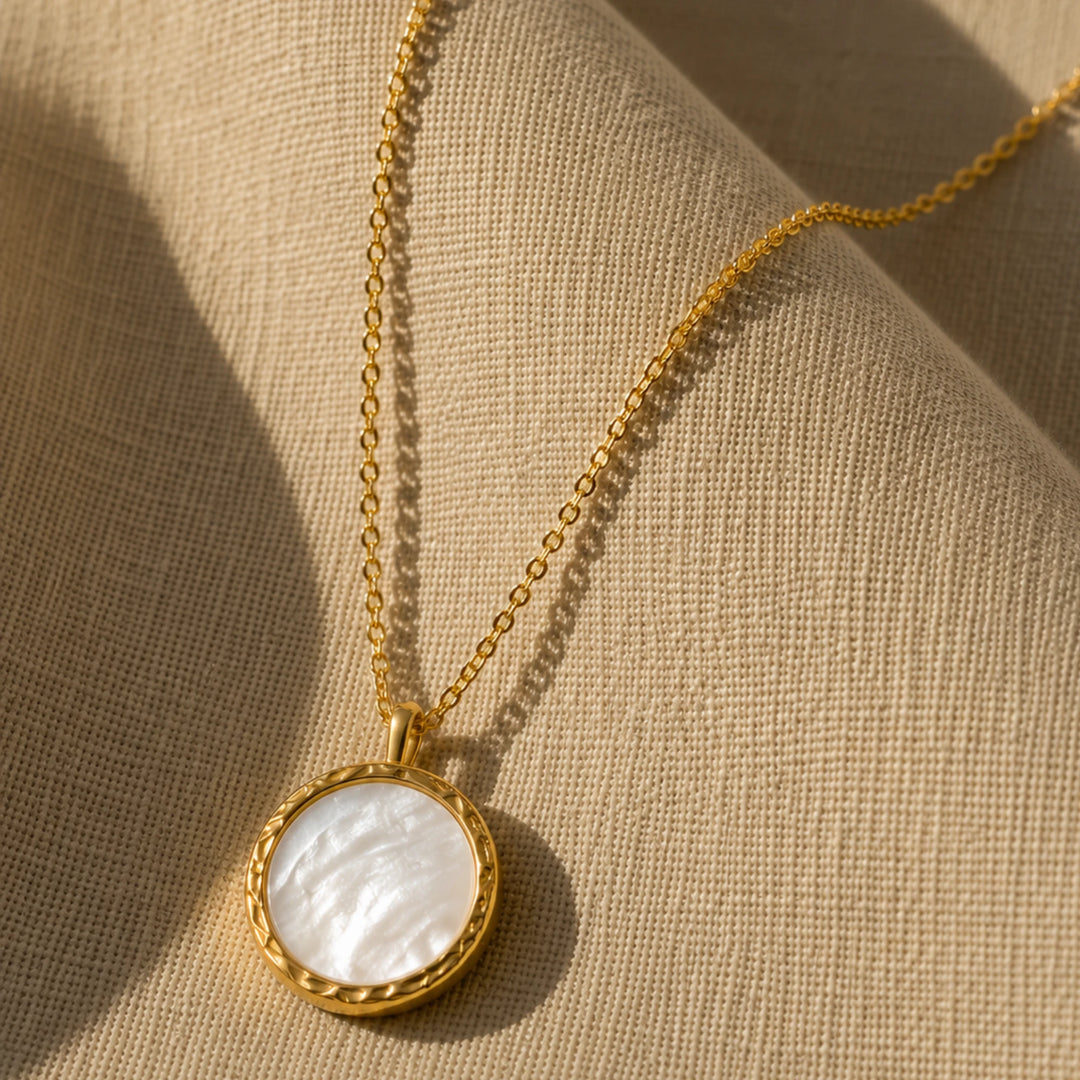 White crystal pendant