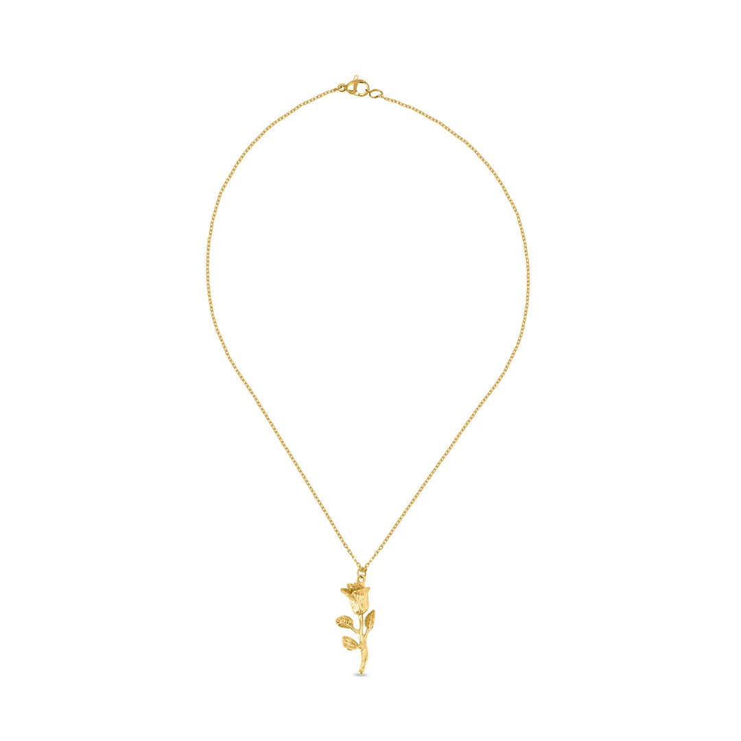 Floral rose pendant
