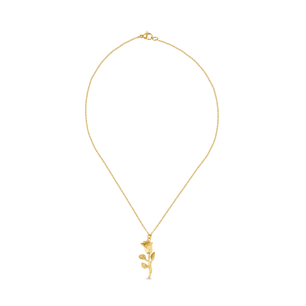 Floral rose pendant