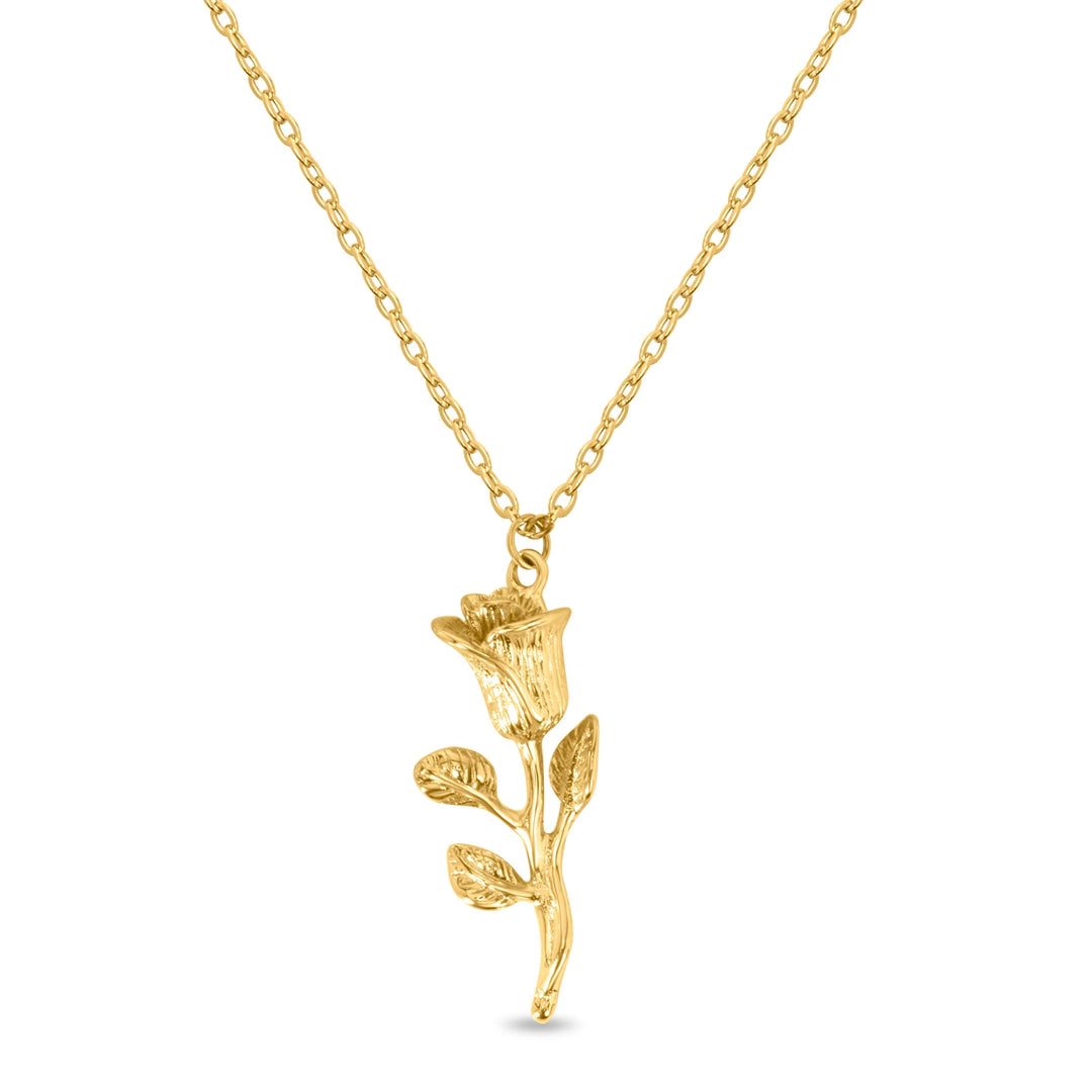 Floral rose pendant