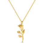 Load image into Gallery viewer, Floral rose pendant
