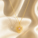 Load image into Gallery viewer, Spike Heart Pendant (Pink)
