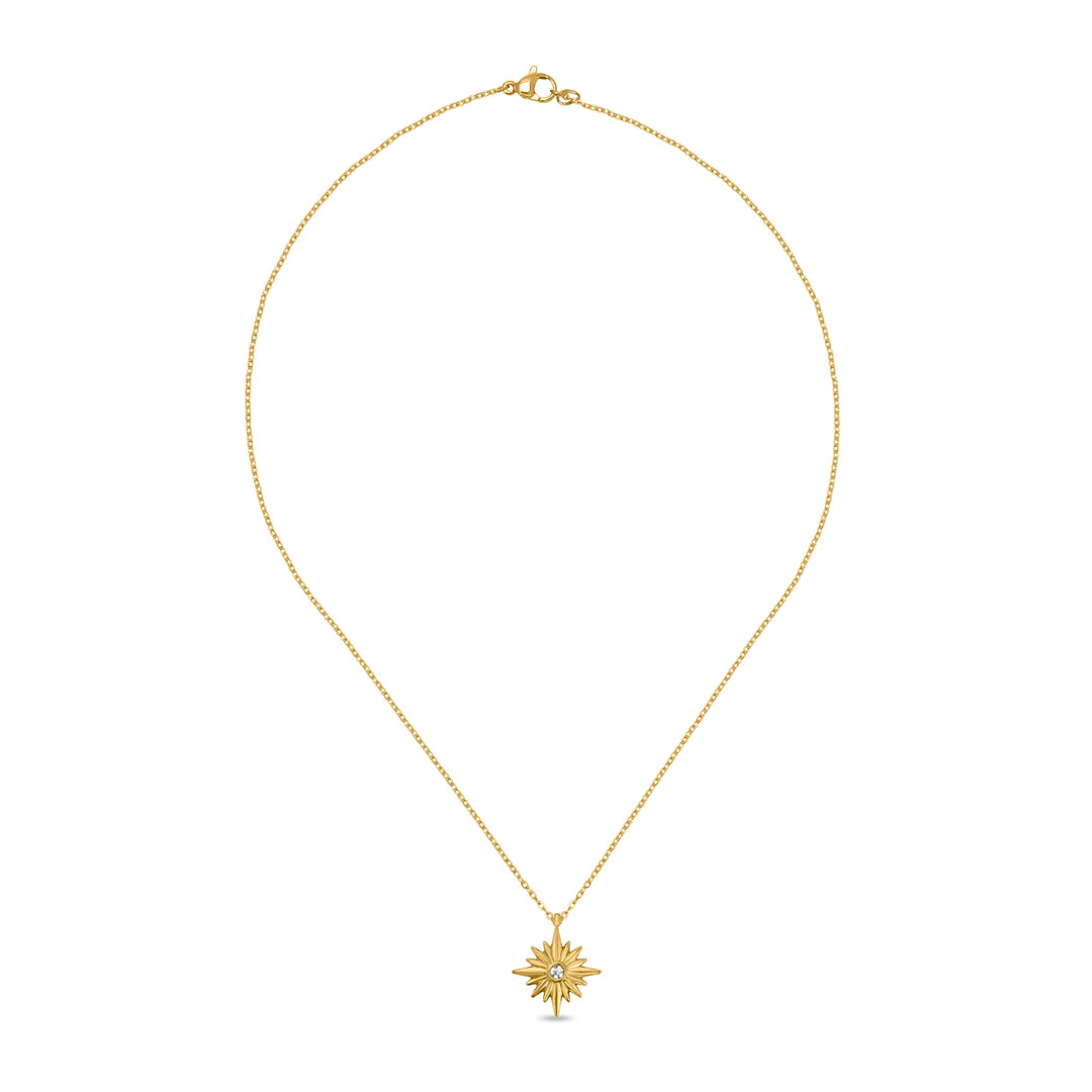 Diamond spike necklace