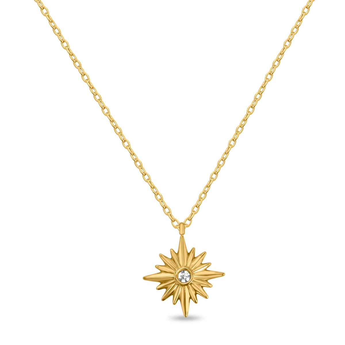 Diamond spike necklace