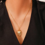 Load image into Gallery viewer, Spike Heart Pendant (White)
