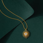 Load image into Gallery viewer, Spike Heart Pendant (White)
