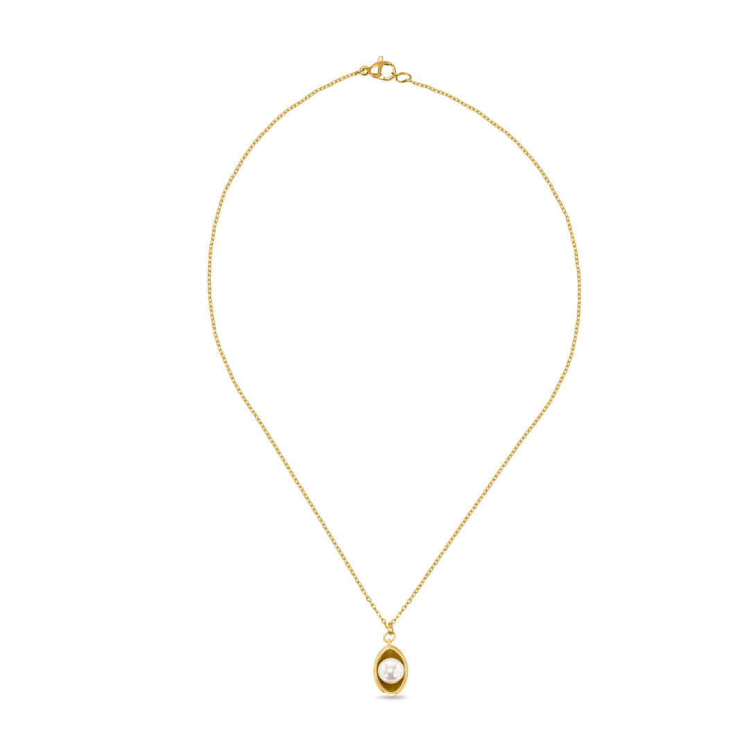 Pearl stone necklace