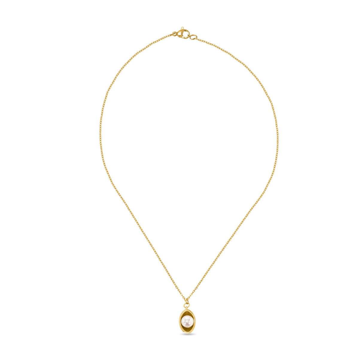 Pearl stone necklace