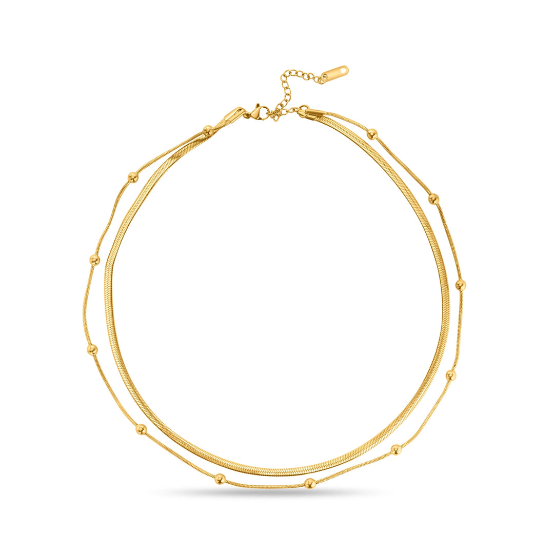 Formal layered pendant