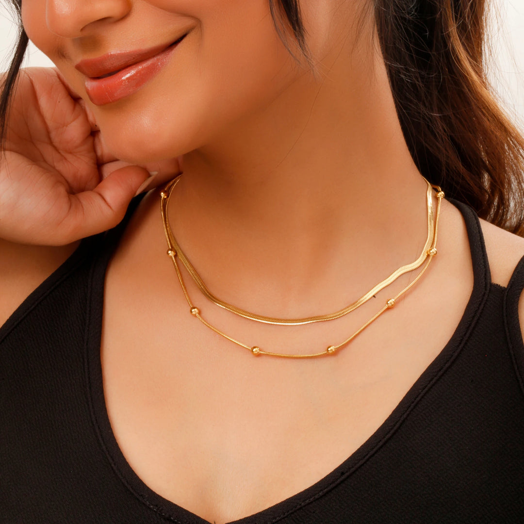 Formal layered pendant