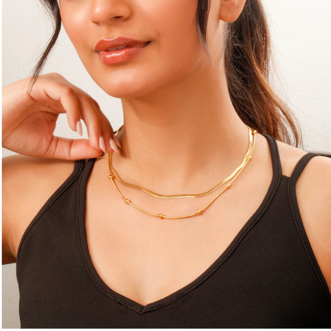 Formal layered pendant