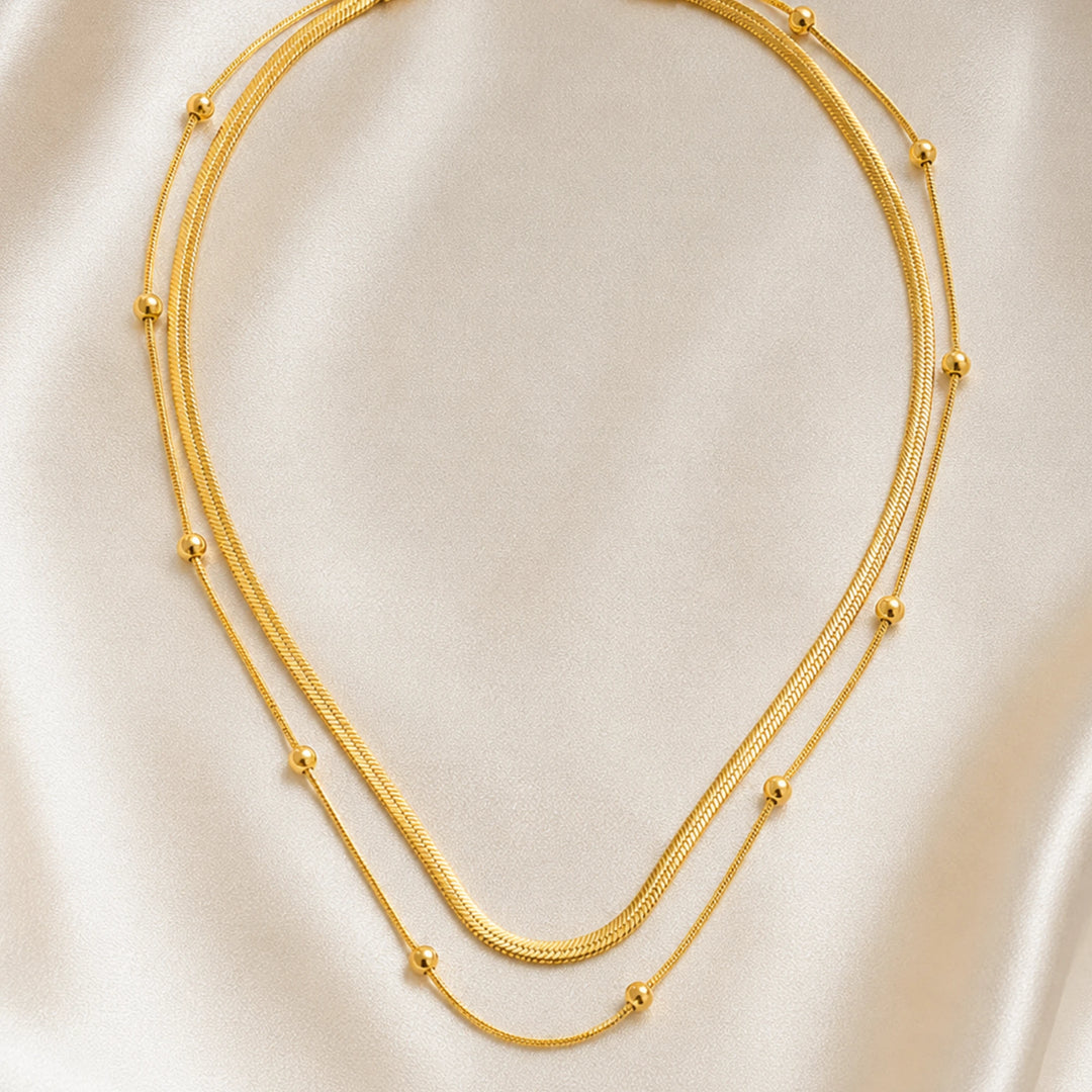 Formal layered pendant